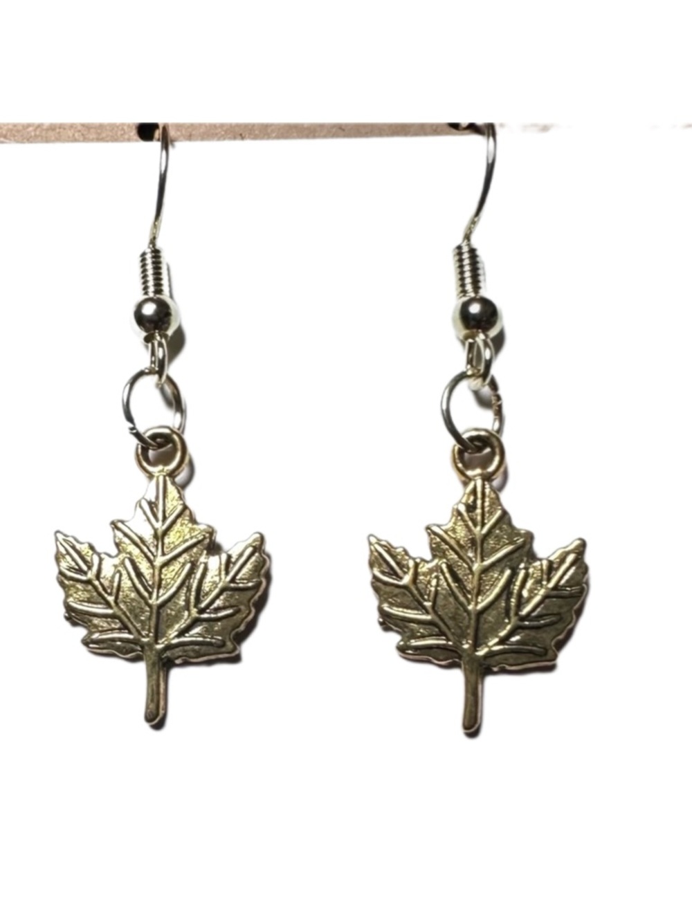 Maple Leaf earrings handmade dangle